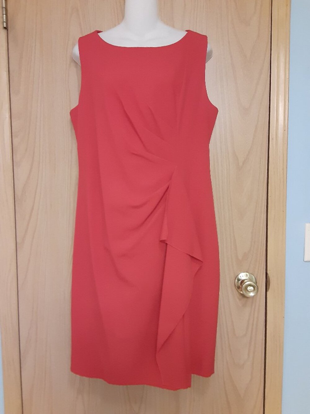 Calvin Klein Red Sleeveless dress size 14